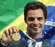 Finalmente a Medalha de Ouro para Rodrigo Pessoa...