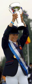 Zara Phillips arrebatou o ouro individual e por equipas