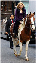 Madonna and her nightmares with horses...