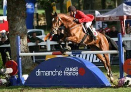Aurélien Kahn and Lord de Lignière winners of the CCI** for seven year old horses