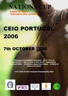 Portugal acolhe o 1º CEIO 2006 – Taça das Nações