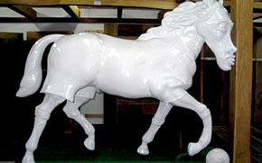 Grotesque: Ronaldinho horse face...