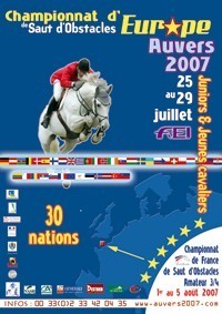 Cavaleiros seleccionados para disputar o Cto. da Europa de Saltos 2007