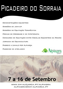 ALPIAGRA - Programa do Picadeiro do Sorraia