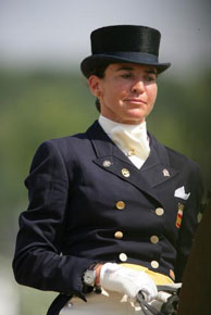 Anky van Grunsven na pole position do Ranking FEI/BCM de Dressage