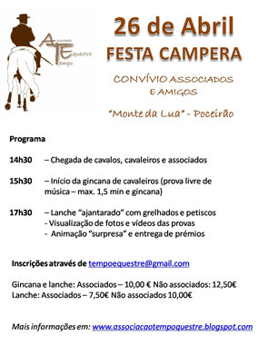 1.ª Festa Campera no Monte da Lua