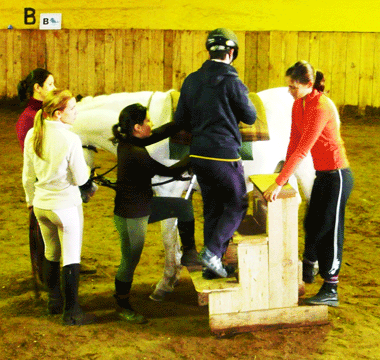 Equita&ccedil;&atilde;o com Fins Terap&ecirc;uticos na Feira do Cavalo d'Alcochete