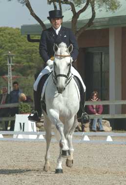 Proud trainer Richard White celebrates wins