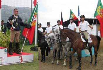 Bronze Individual e por Equipas para Portugal