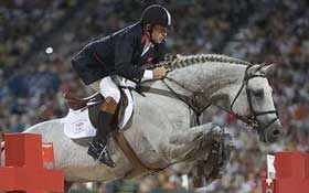 Nick Skelton no hospital em Barcelona