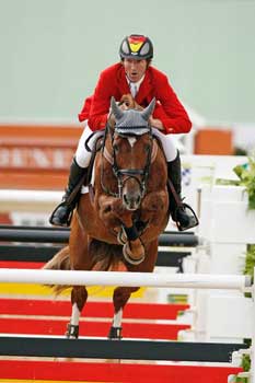 Ludger Beerbaum n&atilde;o ganhou para o susto...