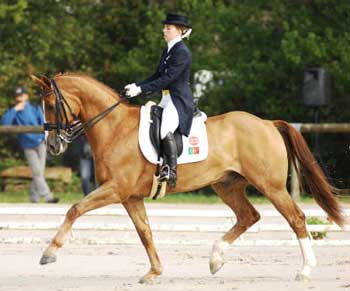 Mafalda Galiza Mendes no pódio em Frankfurt
