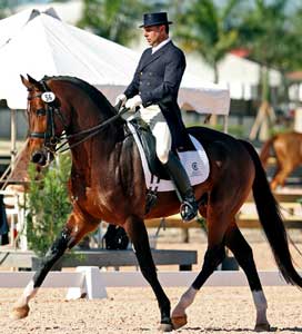 Marco Bernal fez o pleno no Derby de Dressage de Palm Beach