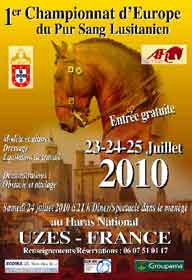 I Campeonato da Europa do Cavalo Lusitano em França