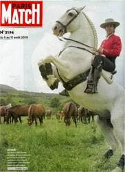 Pablo Hermoso na capa da "Paris Match"