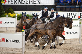 Exell flies to victory in Stuttgart