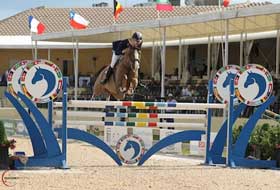 Rodrigo Pessoa galopped to victory in the speed class