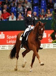 Adeline cruises to victory in the FEI World Cup Grand Prix