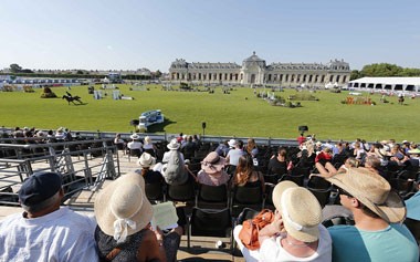 A Russian Prince visiting Chantilly