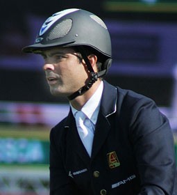 Rodrigo Pessoa contratado como duplo no filme "Jappeloup"...