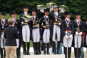 Double gold medal for Germany in the team championship