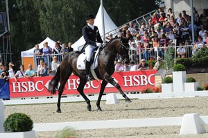 Record-breaking Germans lead the field at the European Eventing Championships
