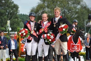 Jubilant Germans take double gold at HSBC FEI European Eventing Championships