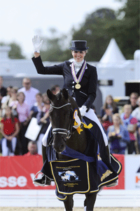 Astrix is the World Champion of six-year-old dressage horses