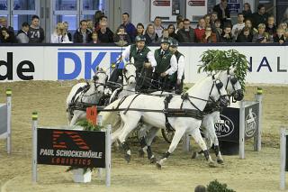 IJsbrand Chardon (NED) won the first FEI World Cup™ Driving competition of the season held in Hannover