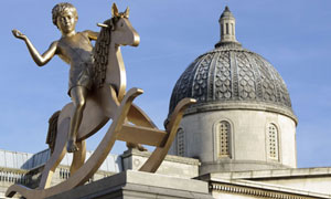 Novo inquilino na quarta Coluna de Trafalgar Square