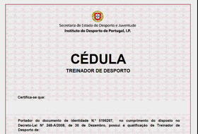 Emissão da Cédula de Treinador de Desporto