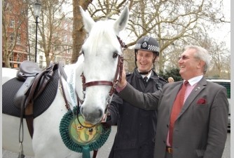 Boris the police horse receives special hero award