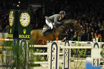 Philipp Weishaupt won tonight’s second leg of the Rolex FEI World Cup™ Jumping Final