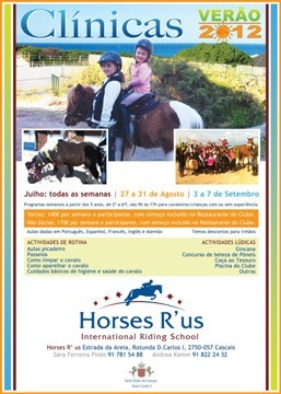 Horses R'us Clínicas de Verão 2012