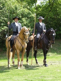 Eduardo Almeida e João Rafael fazem demonstração de Equitação à Portuguesa em Munique
