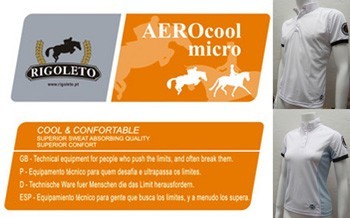 RIGOLETO lança gama de camisas «AEROCOOL»