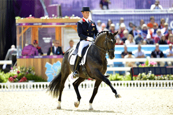 Carl Hester takes the lead as dressage gets underway at Greenwich Park