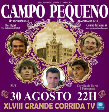 Corrida de Toiros &agrave; Portuguesa no Campo Pequeno