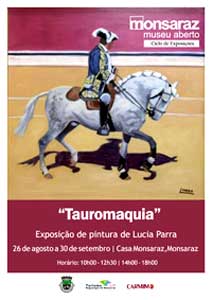 Lucia Parra apresenta exposição «Tauromaquia» na vila medieval de Monsaraz
