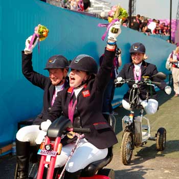 Great Britain’s Natasha Baker takes Grade II all in her stride while Pepo Puch dances to gold in Grade Ib