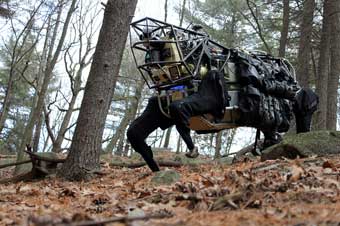 Estados Unidos criam um robot com forma equina (vídeo)