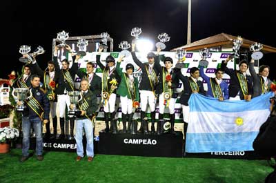 Six times Gold for Brazil at FEI Americas and South American Jumping Championships