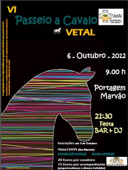 VI Passeio a Cavalo VETAL - 6 de Outubro
