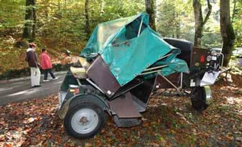 Horse carriage crash at Neuschwanstein Castle in Germany