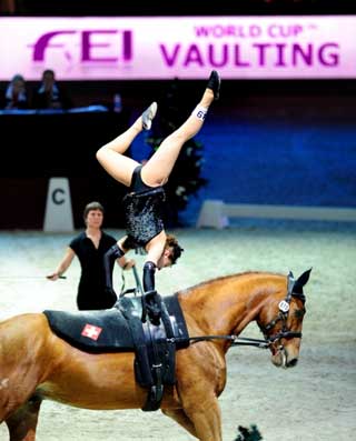 Spectacular gymnastics expected when FEI World Cup™ Vaulting season opens in Munich