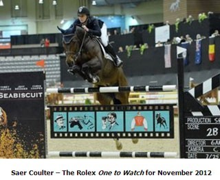 Saer Coulter – The Rolex One to Watch for November 2012