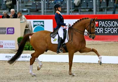 Adelinde Cornelissen, in her stride in Lyon