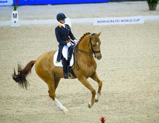 Ta&ccedil;a do Mundo de Dressage em Amesterd&atilde;o na TV