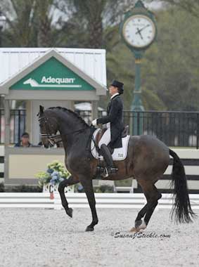 Tinne Vilhelmson-Silfven First and Third in the FEI Grand Prix in Florida