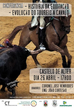Conferência "História da Equitação - Evolução do Toureio a Cavalo" - Alter
